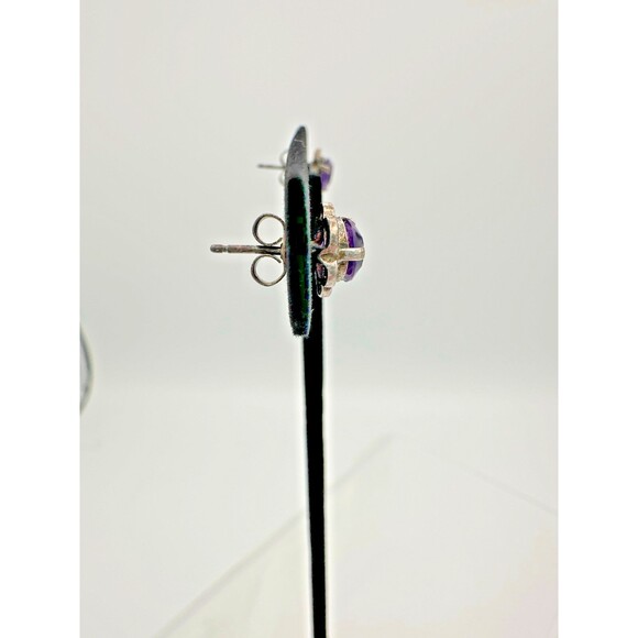 Vintage Amethyst Stud Earrings w/ Info Card – Thunder Bay Ontario - Picture 9 of 10